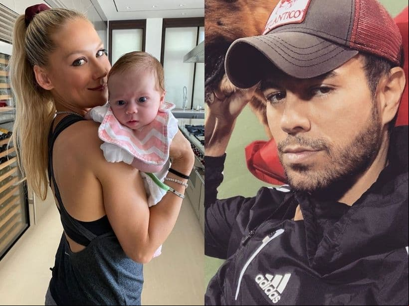 Hija menor de Enrique Iglesias y Anna Kournikova derrite las redes con su sonrisa y ojos azules