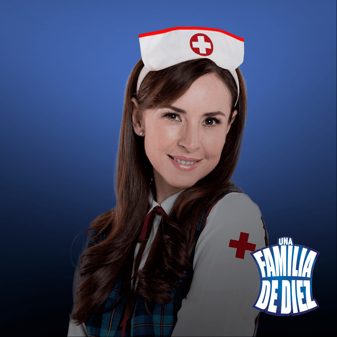 La Nena ya tiene la vocación de enfermera, sólo le faltaba el disfraz para disfrutarlo con su "Fofis".