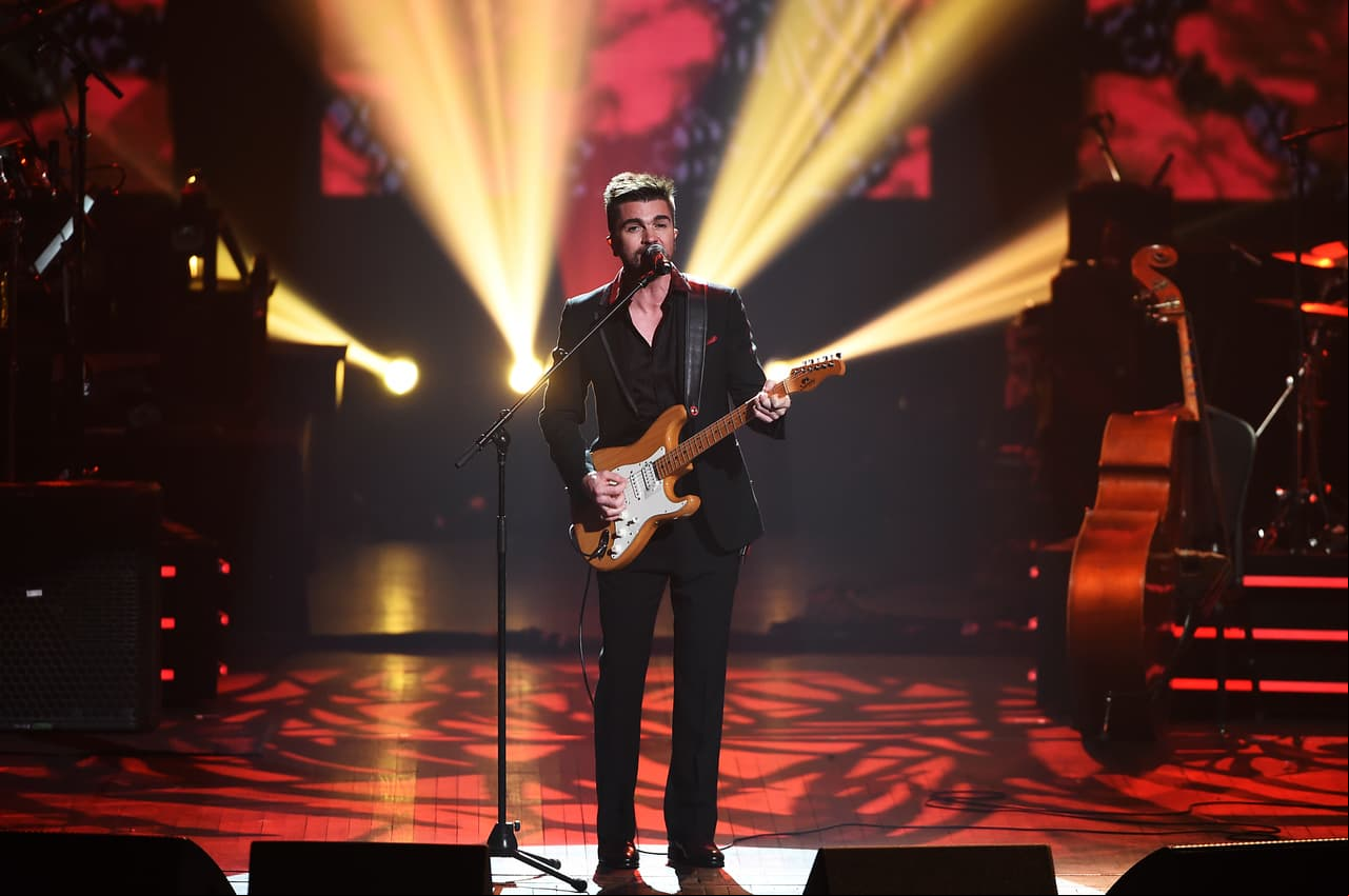 Juanes performs onstage at the 2018 MusiCares Person of the Year tribute honoring Fleetwood Mac at the Radio City Music Hall on Friday, Jan. 26, 2018 in New York. (Photo by Evan Agostini/Invision/AP)
