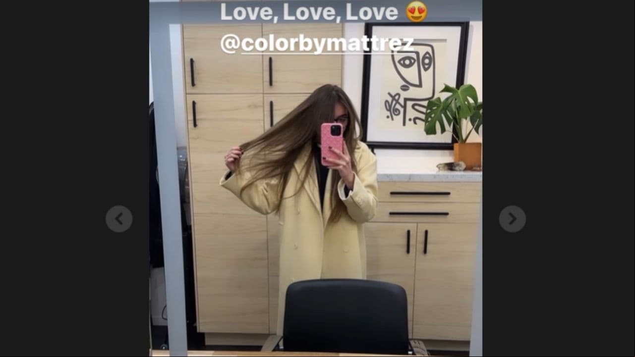 Sofía Castro viajó a Los Ángeles para un cambio de look