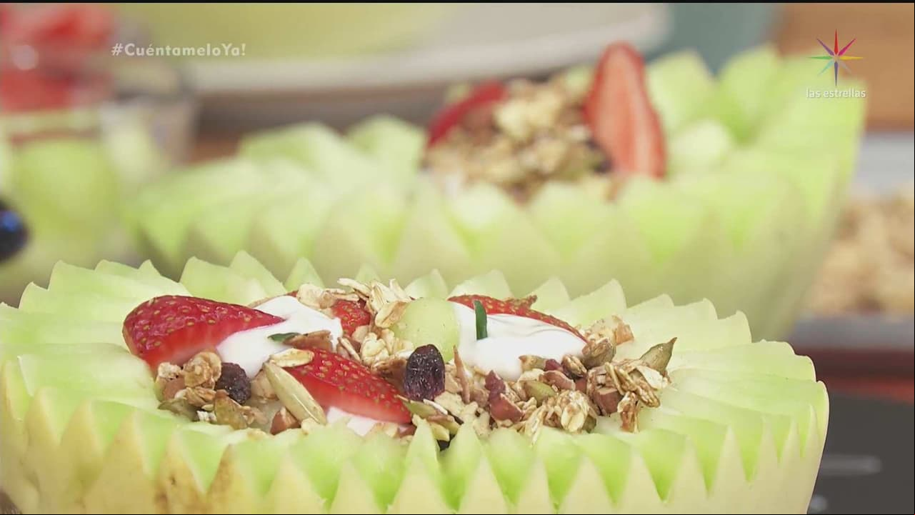 RECETA: Granola casera con melón