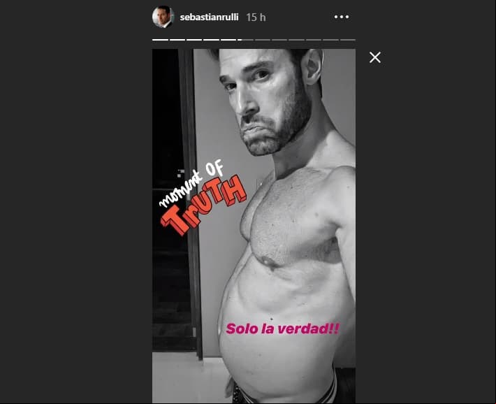 Sebastián Rulli presume su supuesta pancita de embarazo