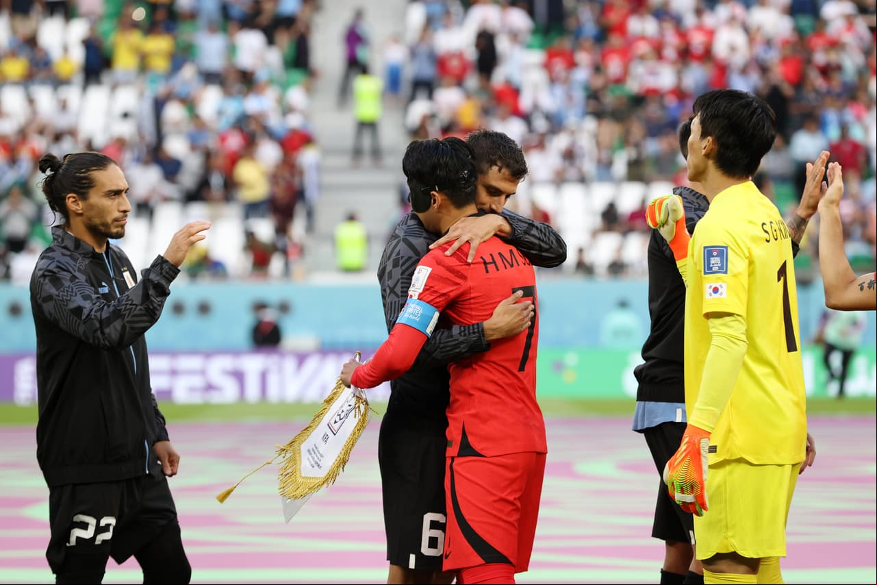 Uruguay y Corea del Sur empataron 0-0 en su debut en el Mundial Qatar 2022.