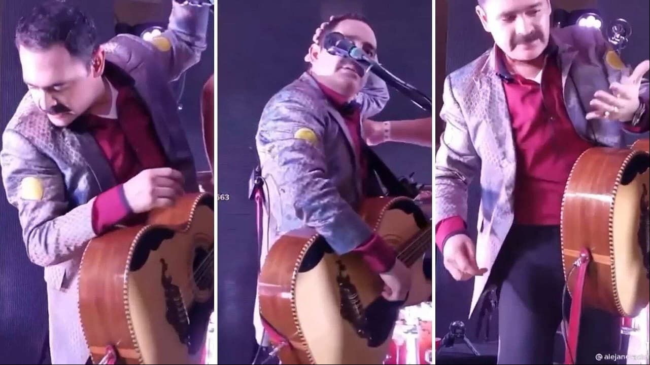 Vocalista de Los Tucanes de Tijuana recibe tremendo botellazo en pleno concierto: VIDEO