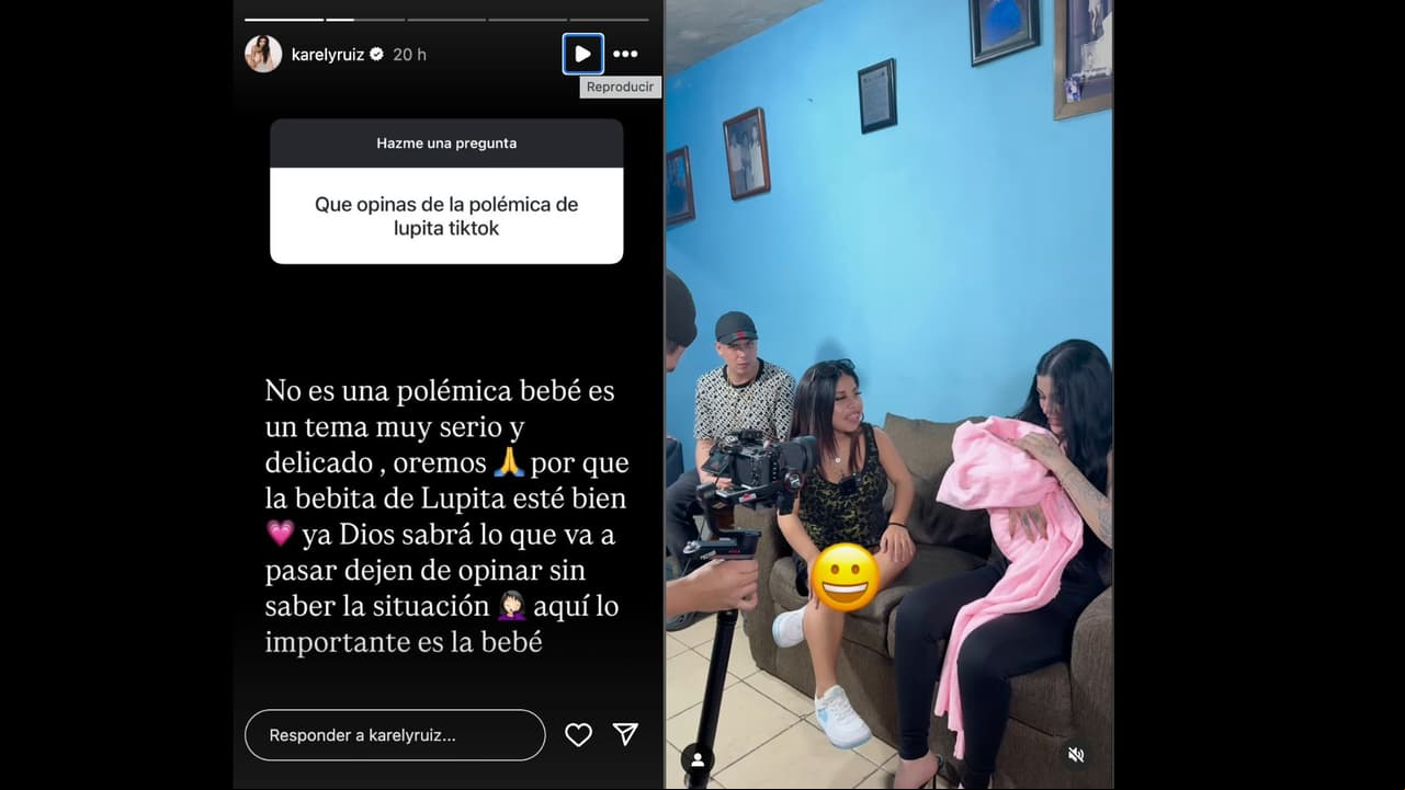 Karely Ruiz muestra su apoyo a Lupita TikTok