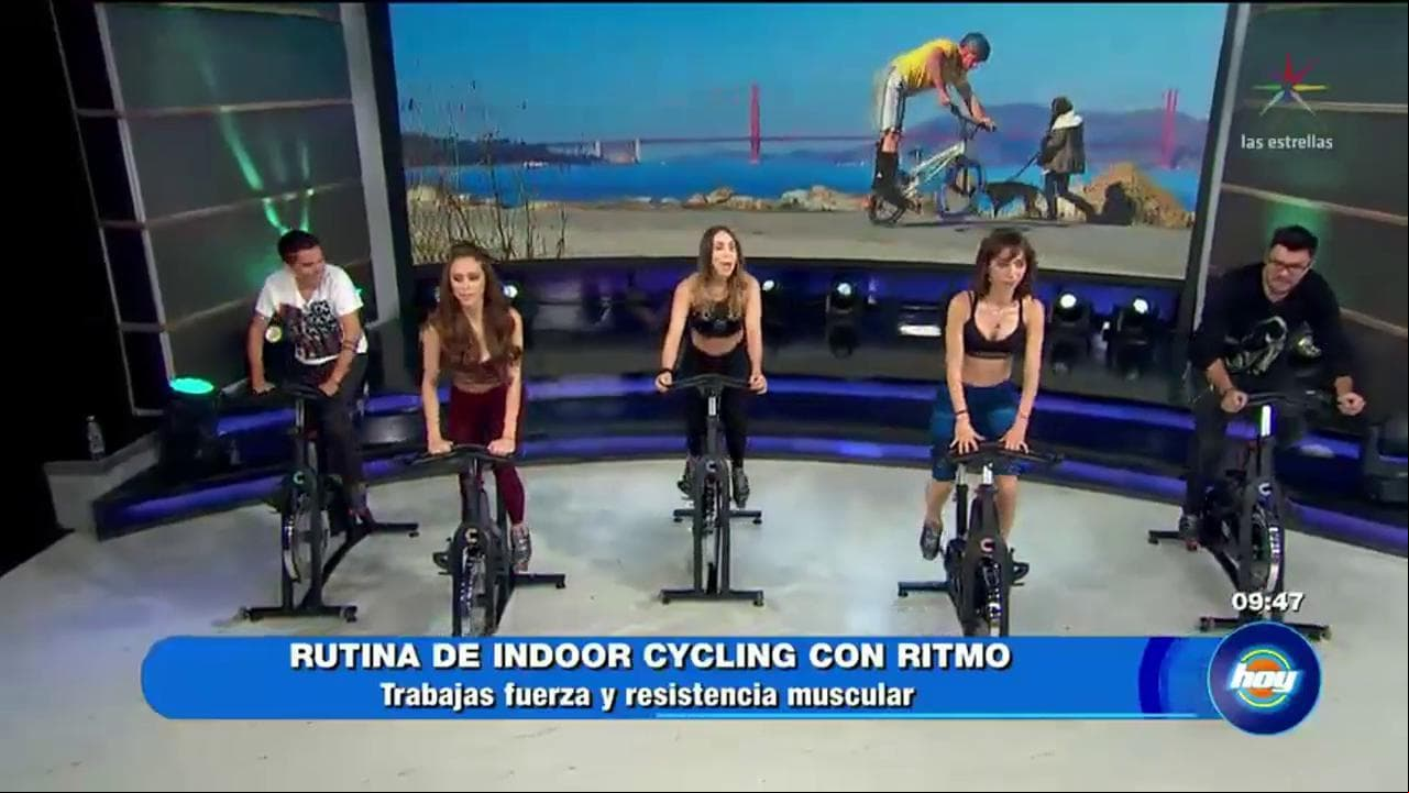 Ponte fit con &quot;Indoor cycling con ritmo&quot;