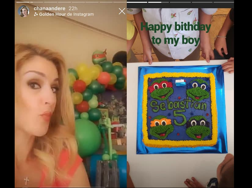 Chantal Andere y su esposo celebran el cumpleaños de su hijo