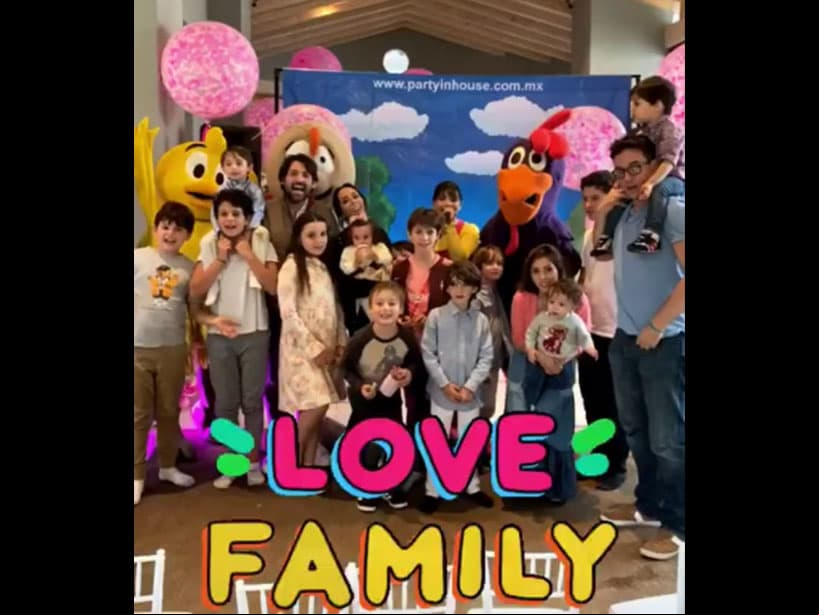 ¡La foto familiar no podía faltar!