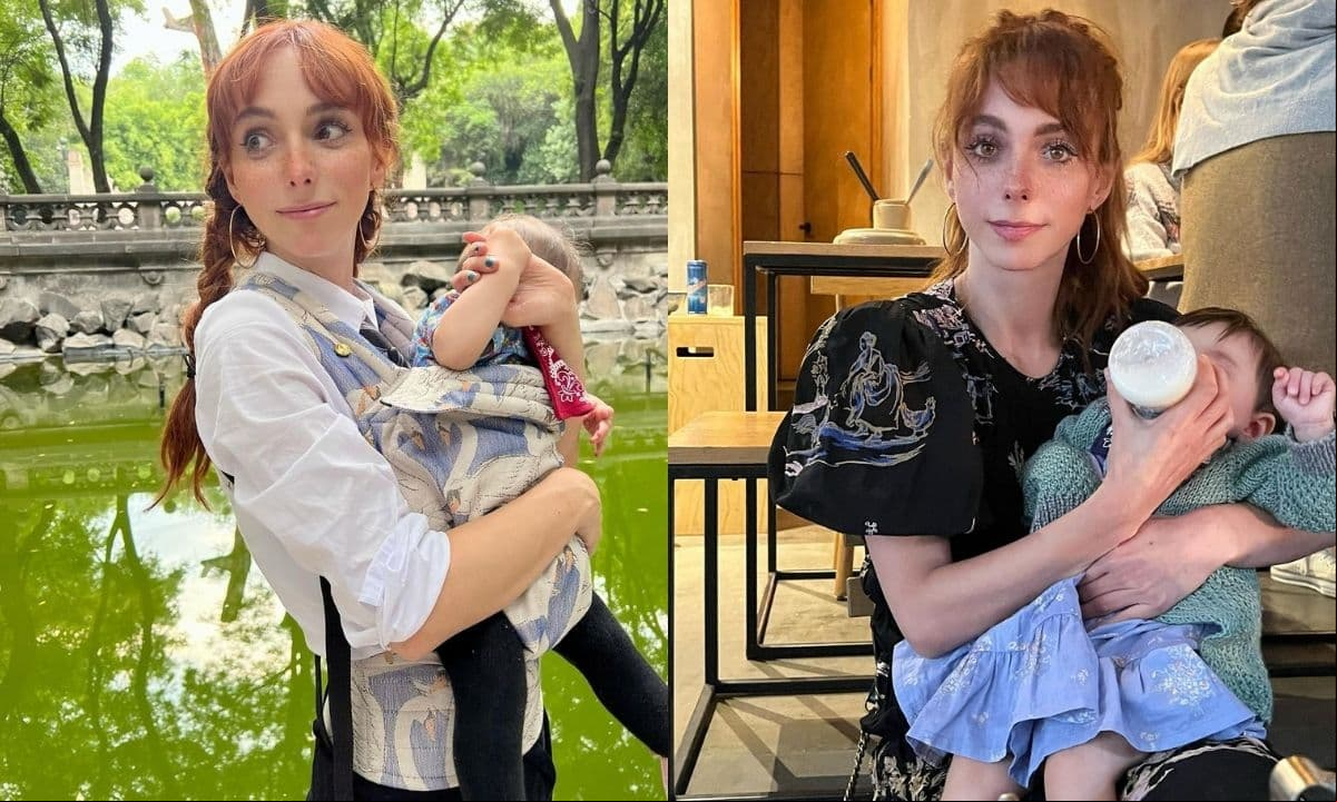 La conductora posó junto a la pequeña, quien impactó por a quién se parece