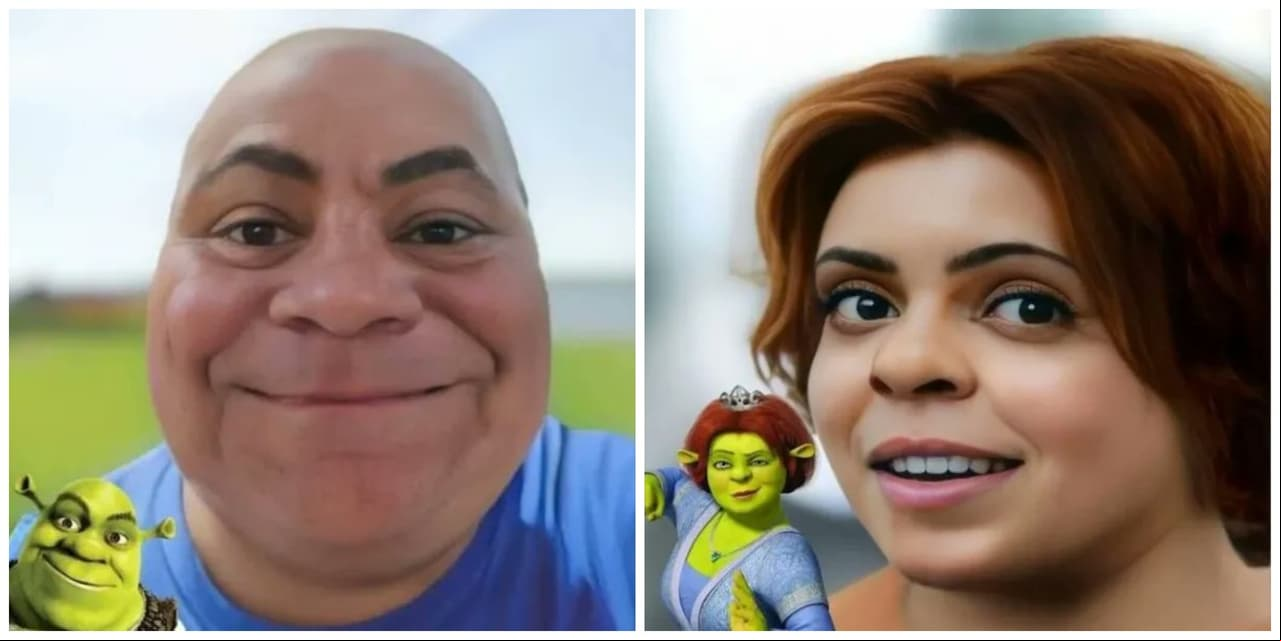 Así lucirían Shrek y Fiona en la vida real.