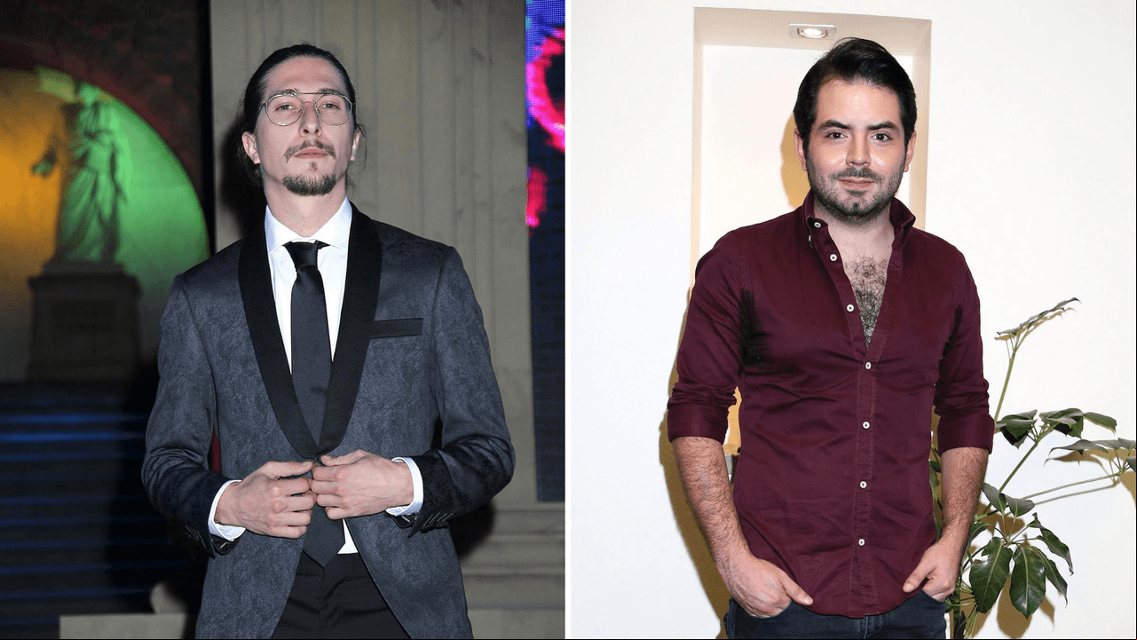 Federico Ayos y José Eduardo Derbez, 28 años. Al igual que otros compañeros del medio artístico, estos dos actores comienzan a dar pasos fuertes hacia la fama. El primero ha resaltado en producciones como 'Médicos Línea de Vida' y próximamente en 'Te acuerdas de mí', mientras que el hijo de Eugenio Derbez ha destacado como conductor y comediante.