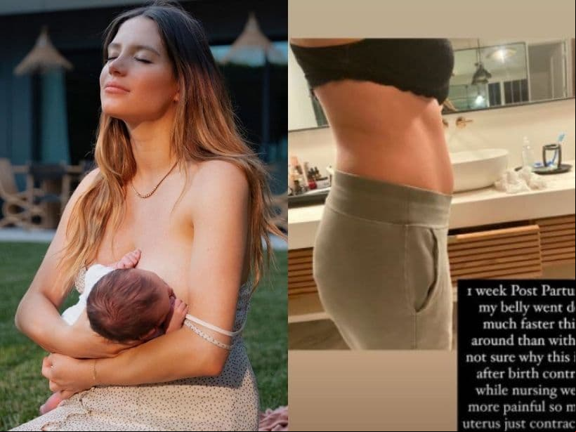 Luego de dos embarazos prácticamente continuos, Sarah Kohan compartió con sus seguidores lo rápido que su abdomen regresó a su estado natural. La esposa de Javier 'Chicharito' Hernández atribuyó la velocidad de su recuperación a la intensidad de sus contracciones, que, dijo, quizá ayudaron a que el útero se desinflamará con mayor facilidad.
