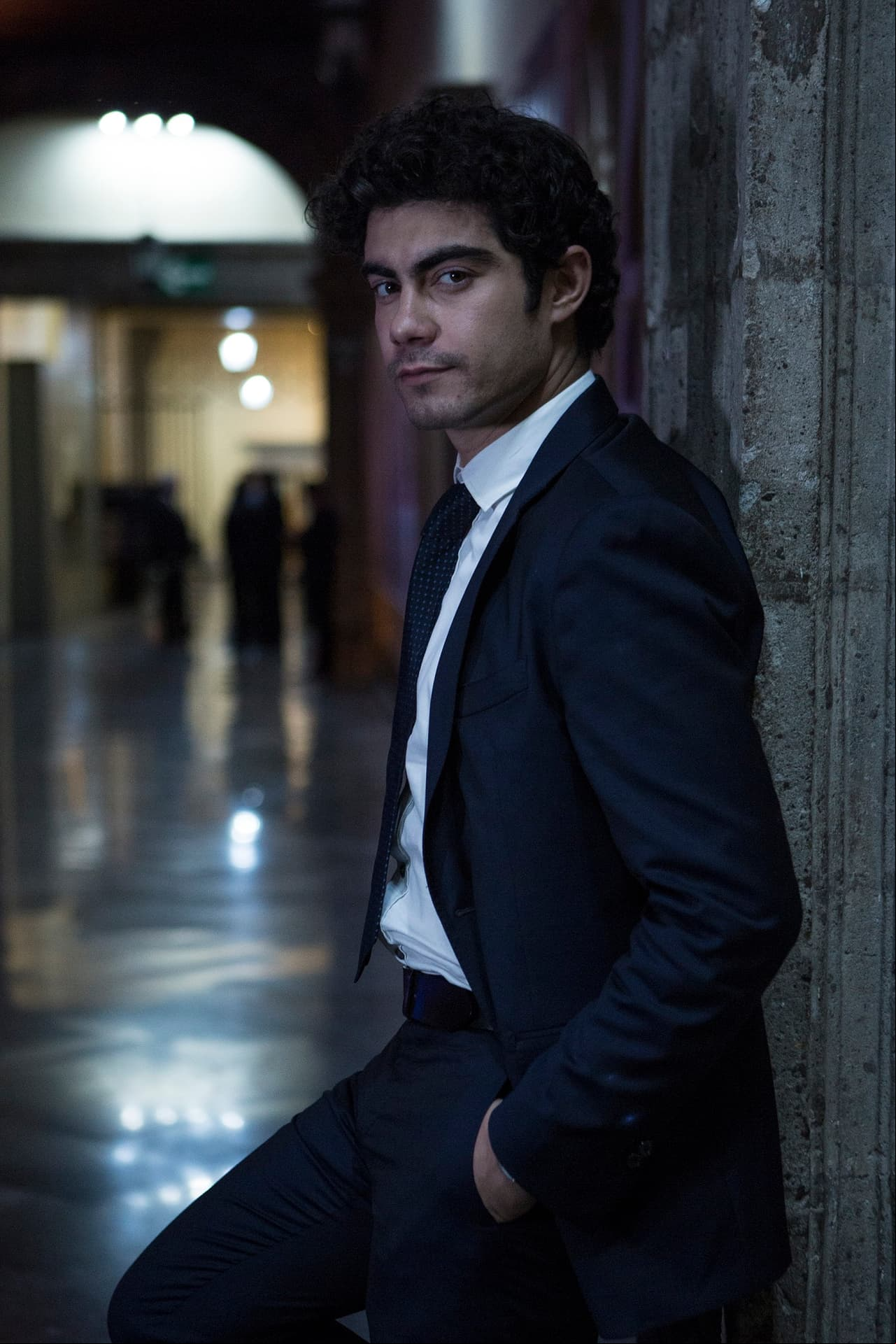 Michel López optó por un traje Massimo Dutti.