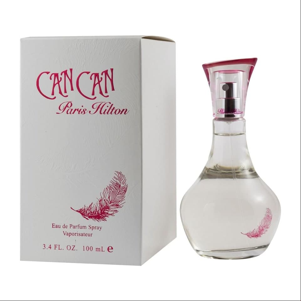 Can Can de Paris Hillton. "Es un perfume juvenil, enfocado hacia lo frutal, pero es más dulce. Gusta a aquellas que disfrutan de lo empalagoso. Tiene un fuerte olor a durazno, que en general a Paris Hillton le gusta utilizar mucho en sus fragancias. También tiene toques de frambuesa y mandarina para darle un toque cítrico", expone el experto.
