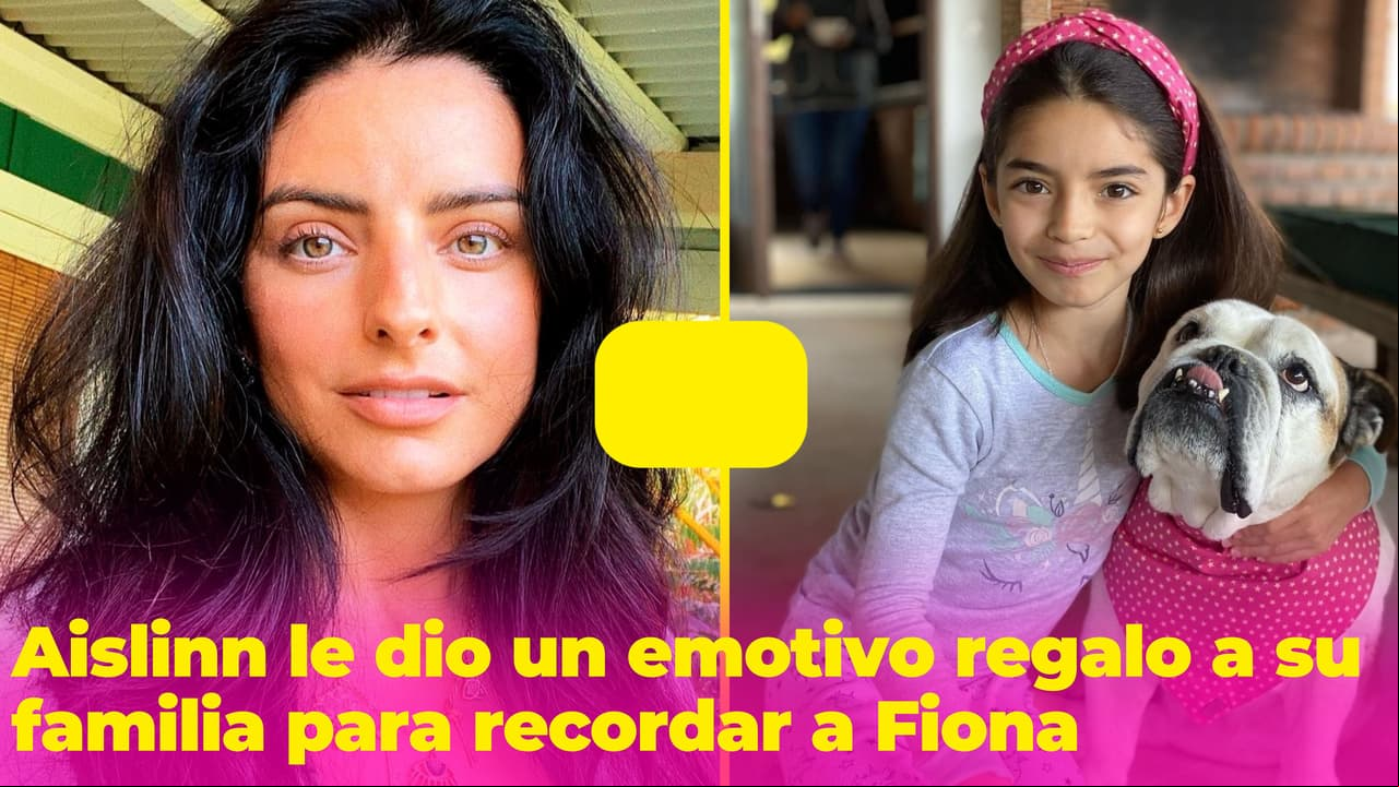 Aislinn le dio a su familia un tierno regalo inspirado en su perrita Fiona: te hará llorar