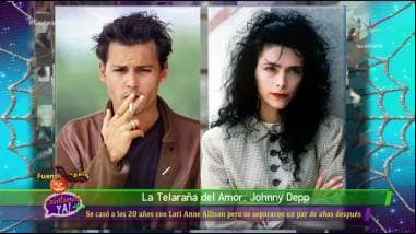 LA TELARAÑA DEL AMOR: ¡Conoce a las conquistas de Johnny Depp!