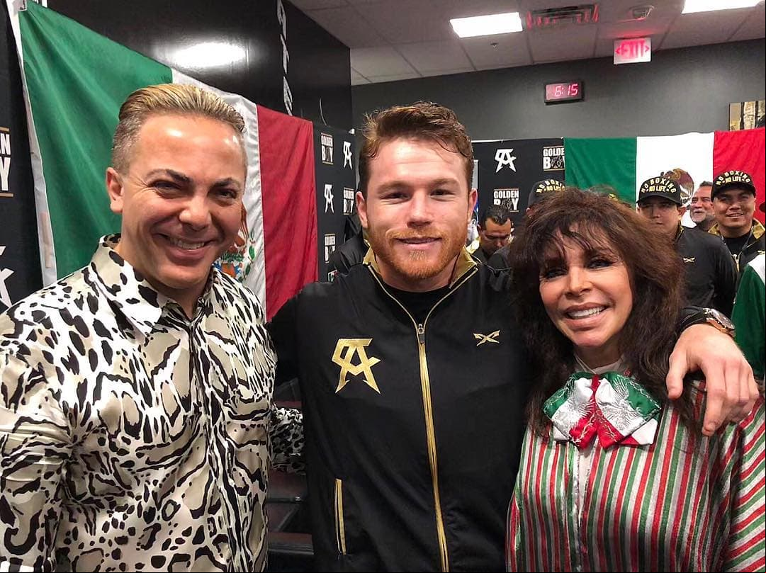 Lluvia de famosos en la pelea del Canelo VS Golovkin