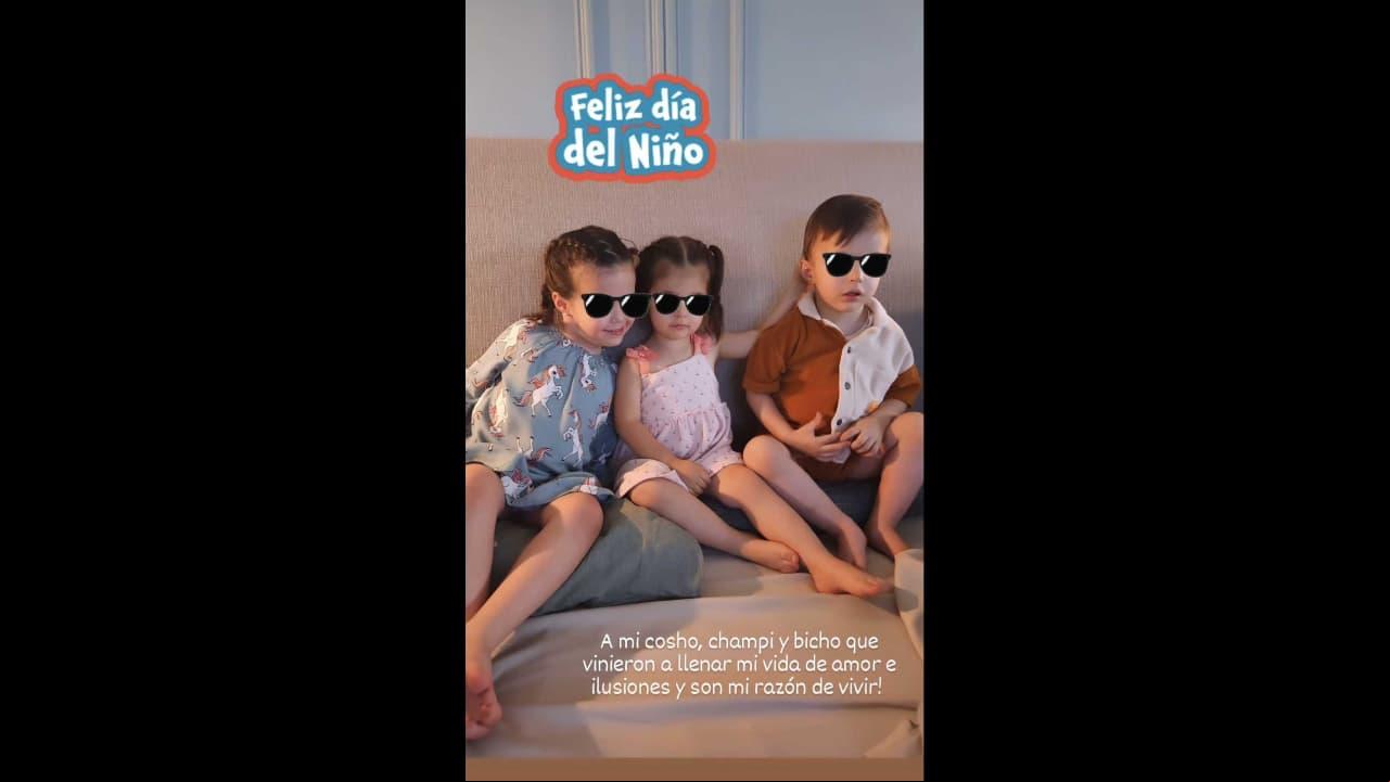Así de grandes se ven los hijos de Claudia Álvarez