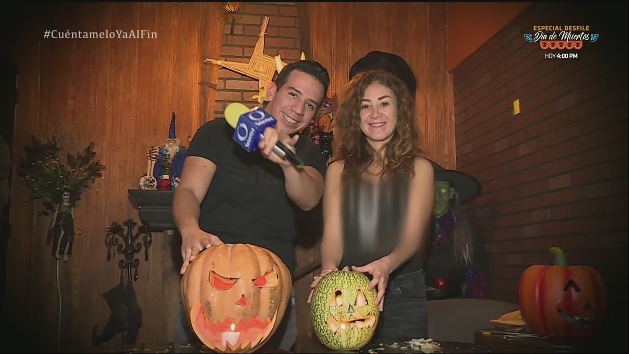 Prepara una calabaza de Halloween con Mariana Ávila