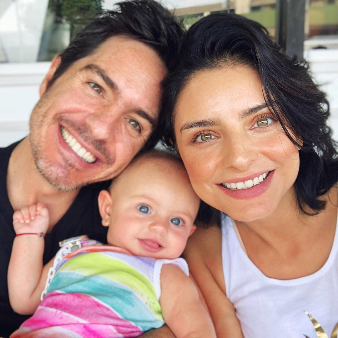 Esta es una de las fotos más felices de esta singular familia.