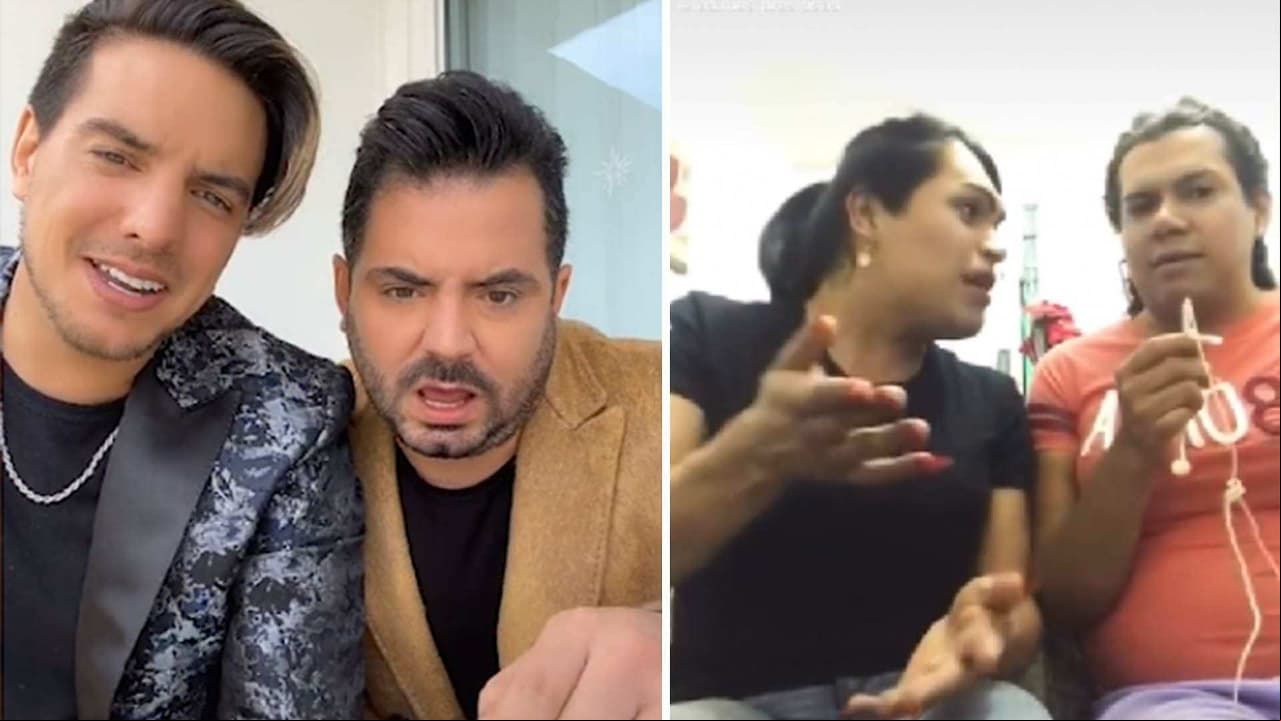 José Eduardo y Vadhir Derbez parodian a ‘Las Perdidas’ y se hacen virales en TikTok