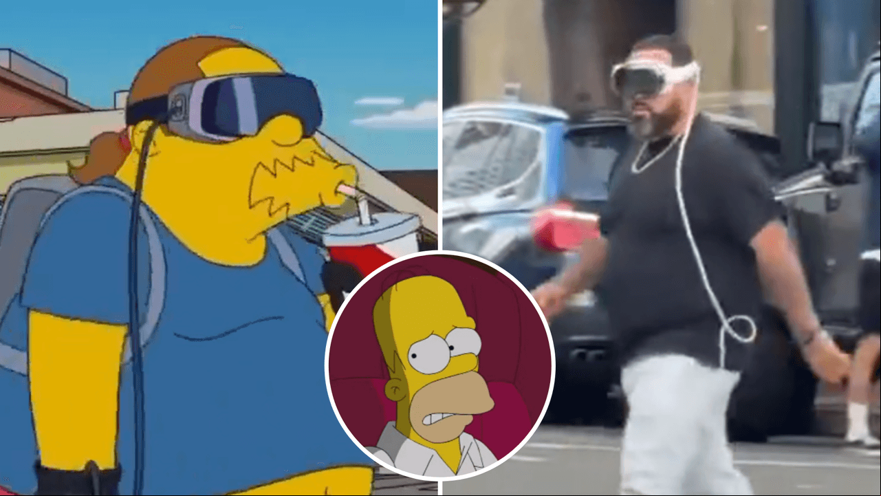 ‘Los Simpson’ ‘predijeron’ los lentes de realidad virtual de Apple: el final alarmante del episodio