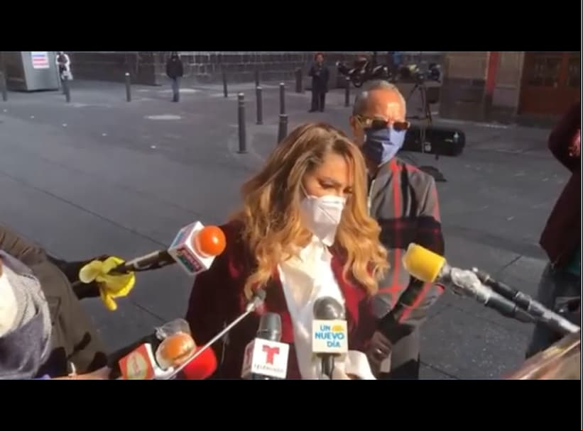 La mañana del 19 de mayo, Ninel Conde acudió al Palacio Nacional de México, lugar donde desempeña sus funciones el presidente de la República, Andrés Manuel López Obrador, para entregarle una carta solicitando de su ayuda para recuperar a su hijo. “Este señor (Medina) utiliza de bandera tanto a su gobierno como a sus funcionarios. Pido que se haga justicia, ya casi son tres meses sin mi hijo y ya quiero poder tenerlo conmigo y abrazarlo, Ya es mucho tiempo el que ha pasado y no hay ni una respuesta”, dijo a la prensa, según reportó TVyNovelas.