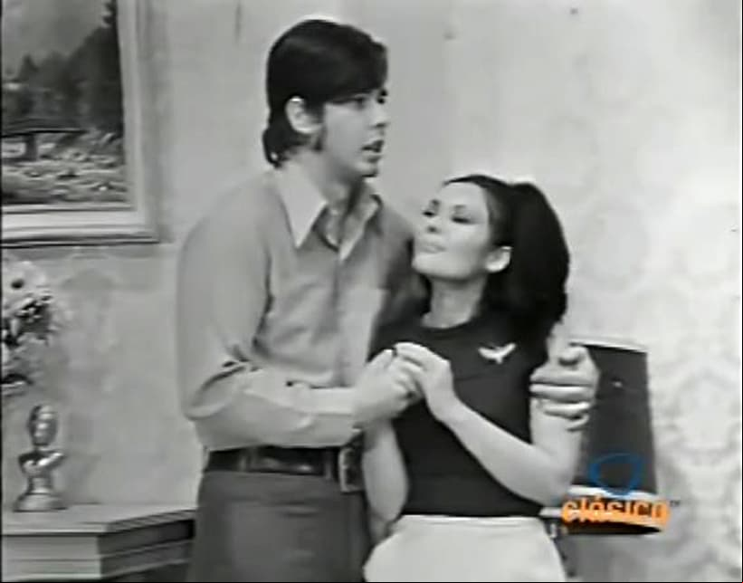 Así se veía cuando hizo 'El rabo verde', en 1971.