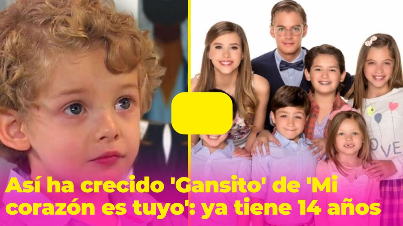 ¿Recuerdas a 'Gansito' de 'Mi corazón es tuyo'? Ya tiene 14 años y se convirtió en todo un galán