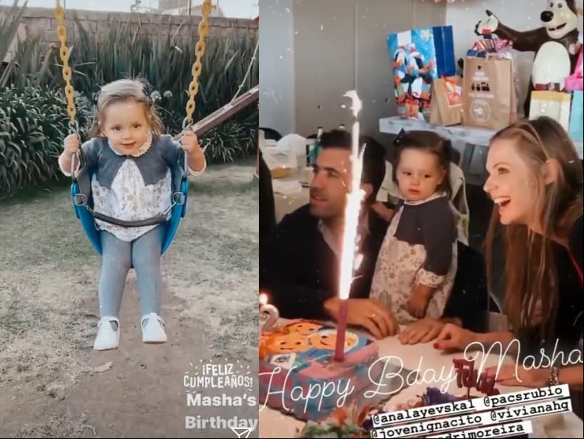 Ana Layevska celebra el cumpleaños de su hija Masha