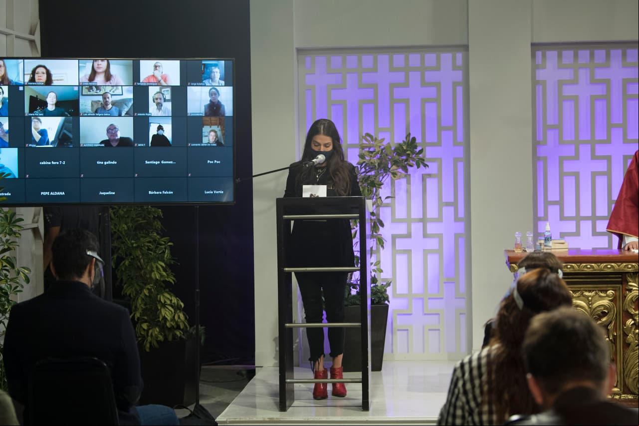 Claudia Álvarez destacó en esta presentación por su sensibilidad y sus buenos deseos para iniciar con el pie derecho la telenovela ‘Vencer el Desamor’, que se estrenará próximamente por Las Estrellas.