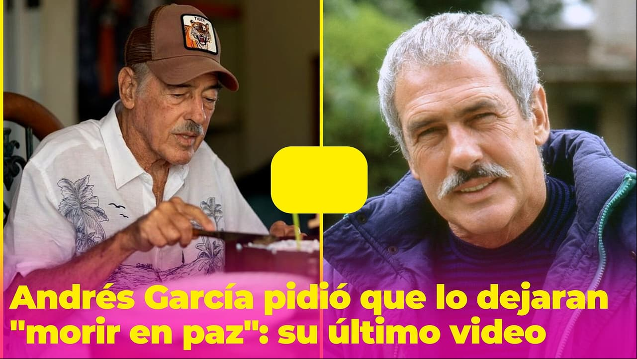 Andrés García pidió que lo dejaran "morir en paz": así fue la última vez que apareció frente a cámara