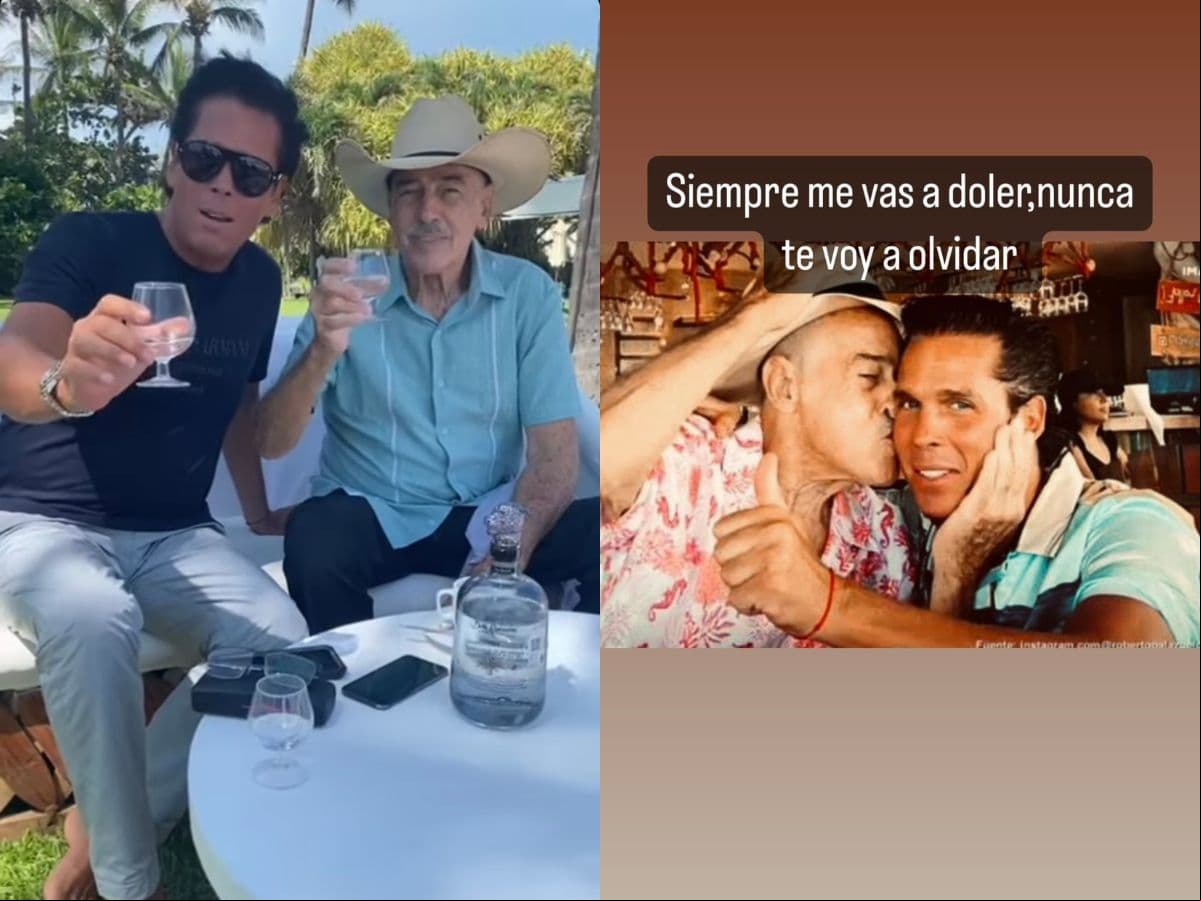 Roberto Palazuelos le dio el último adiós a Andrés García con emotivo mensaje.