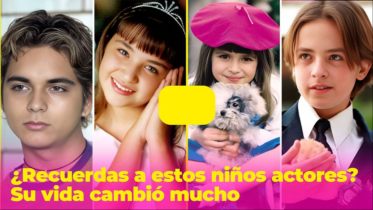 ¿Recuerdas a estos niños actores de telenovelas infantiles? Sus vidas son muy diferentes ahora