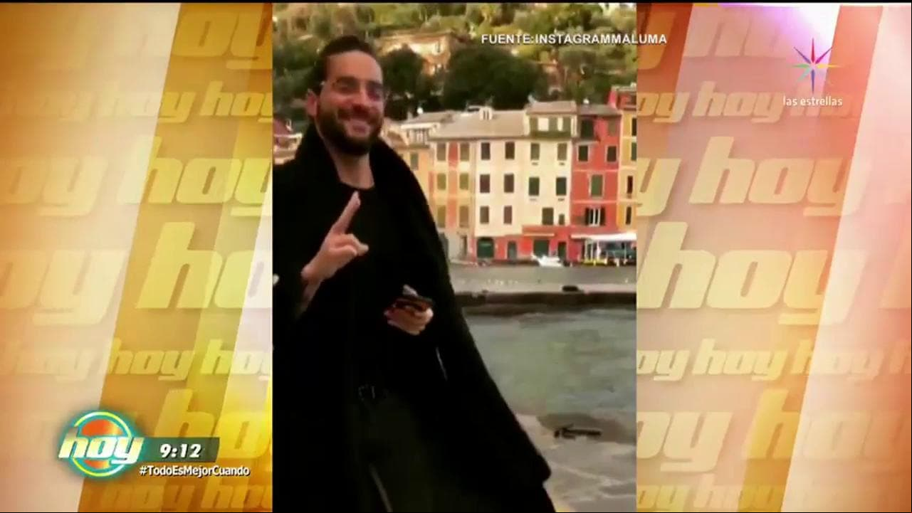 ¡Maluma persigue a mujer por las calles de Italia!