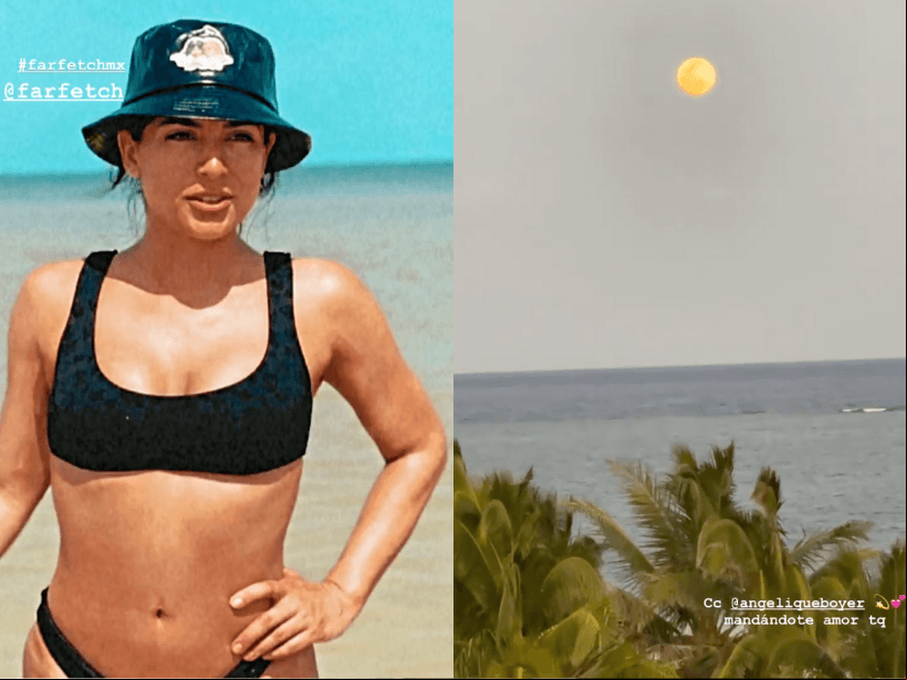 Ana Brenda deslumbró con su belleza en playas mexicanas