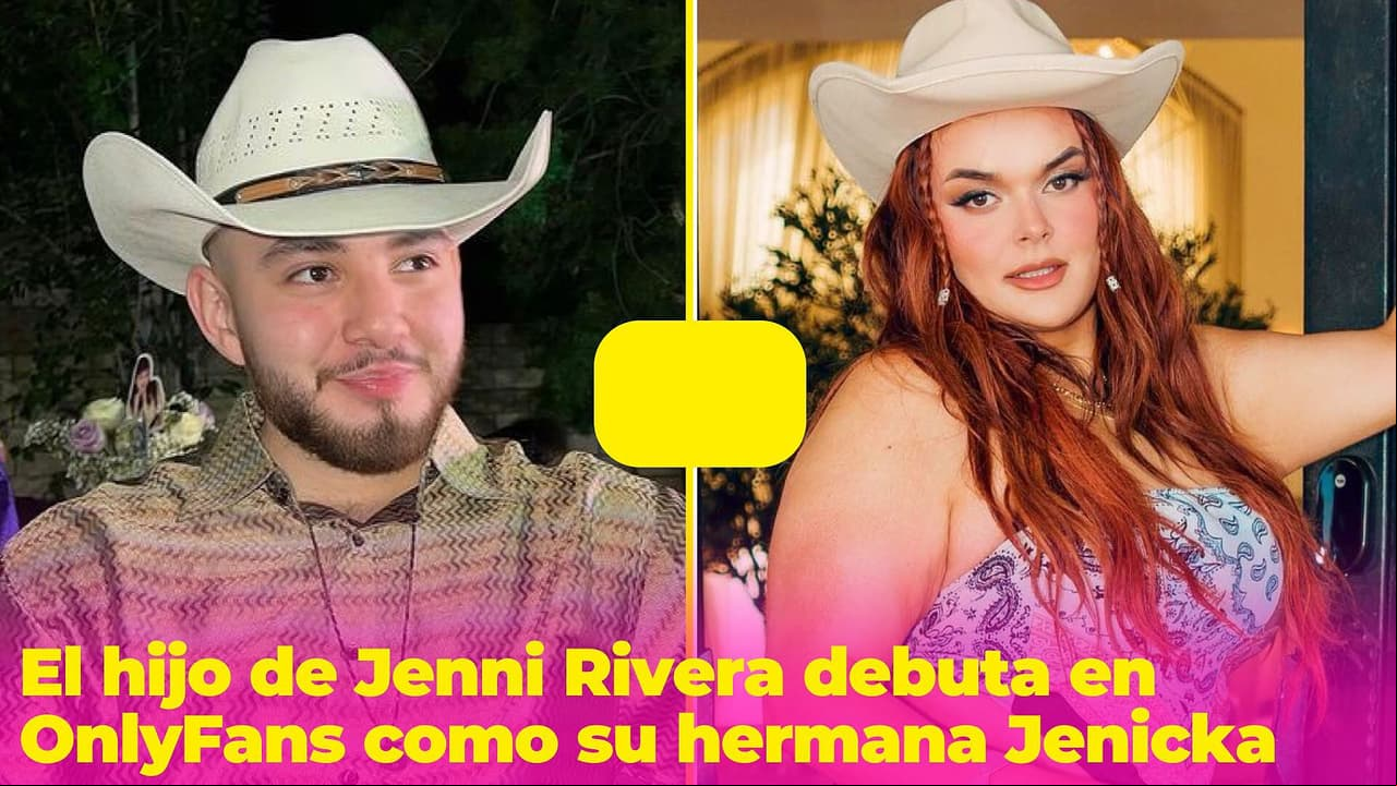 Johnny, el hijo de Jenni Rivera, debuta en OnlyFans como su hermana Jenicka y gana 1000 'likes'