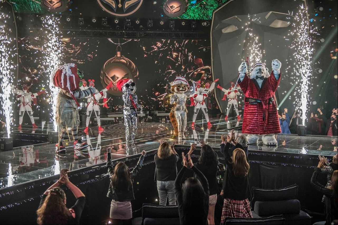 El foro de ¿Quién es la Máscara? se llenó de la magia de la Navidad.