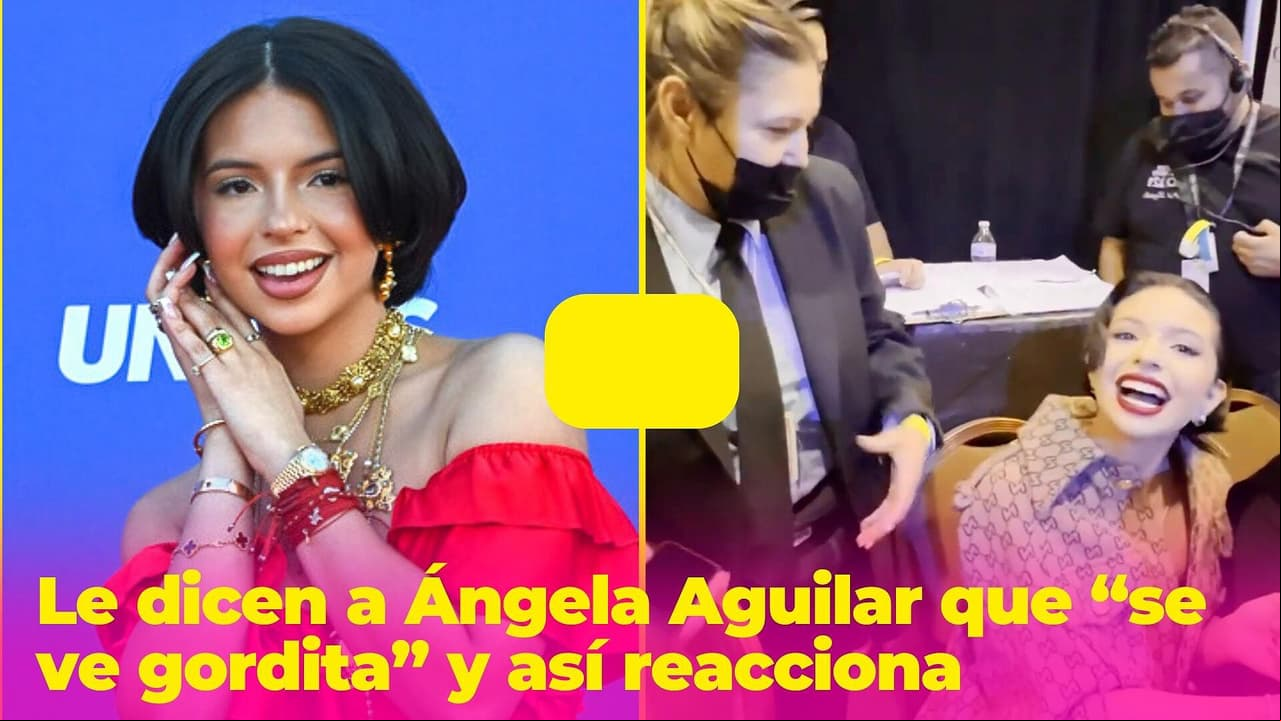 Le dicen a Ángela Aguilar que “se ve gordita” y así reacciona