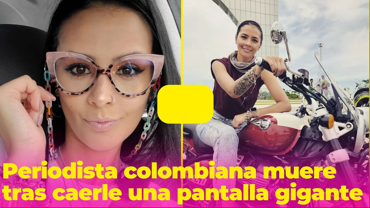 ¿La periodista Luz Piedad Eusse predijo su muerte? Falleció al caerle encima una pantalla gigante