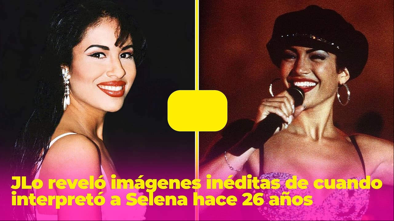 JLo reveló imágenes inéditas de cuando interpretó a Selena hace 25 años