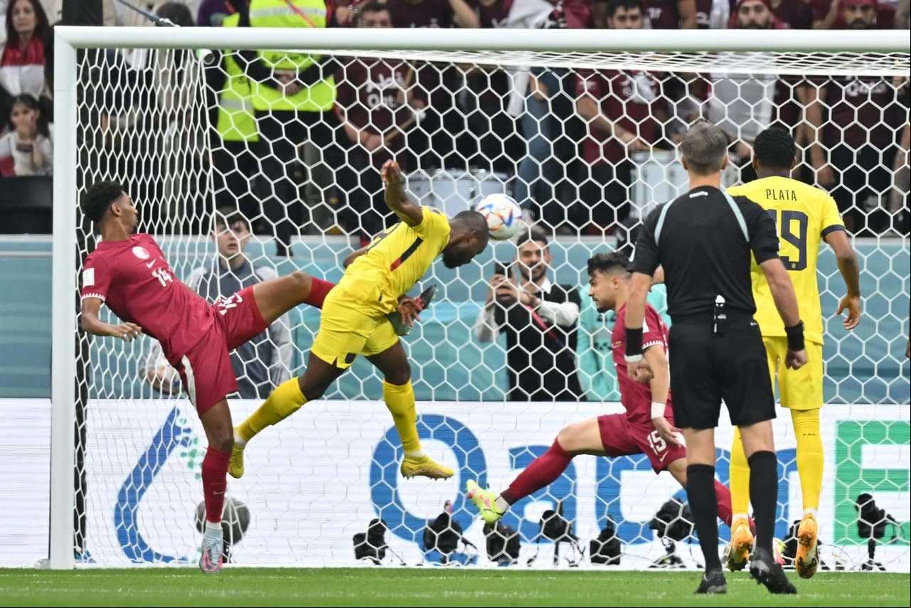 Enner Valencia abría el marcador.