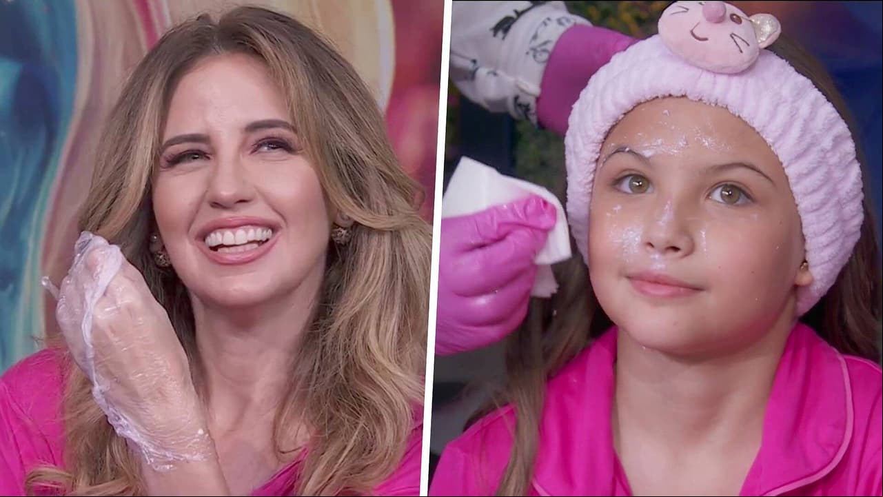 Consiéntete como Raquel Bigorra y su hija con un spa en casa para hidratar la piel