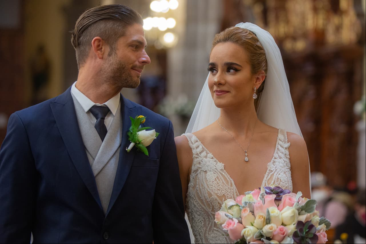'Rodrigo' y 'Katya' se convirtieron en marido y mujer.
