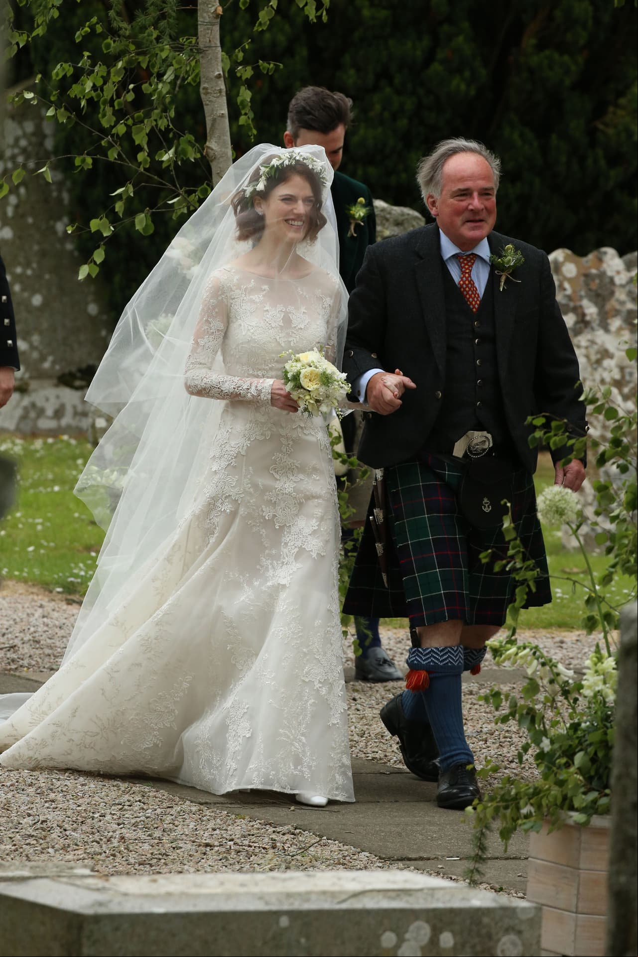 Los actores se casaron el sábado pasado en Aberdeen, Escocia (FOTO: The Grosby Group)