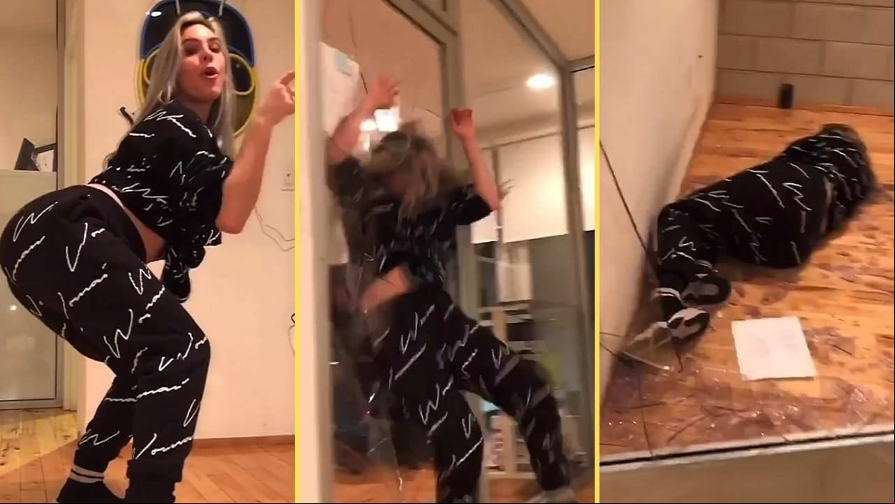 ¡Aparatoso accidente!: Lele Pons se estrella contra un vidrio mientras hace twerking para Tik Tok