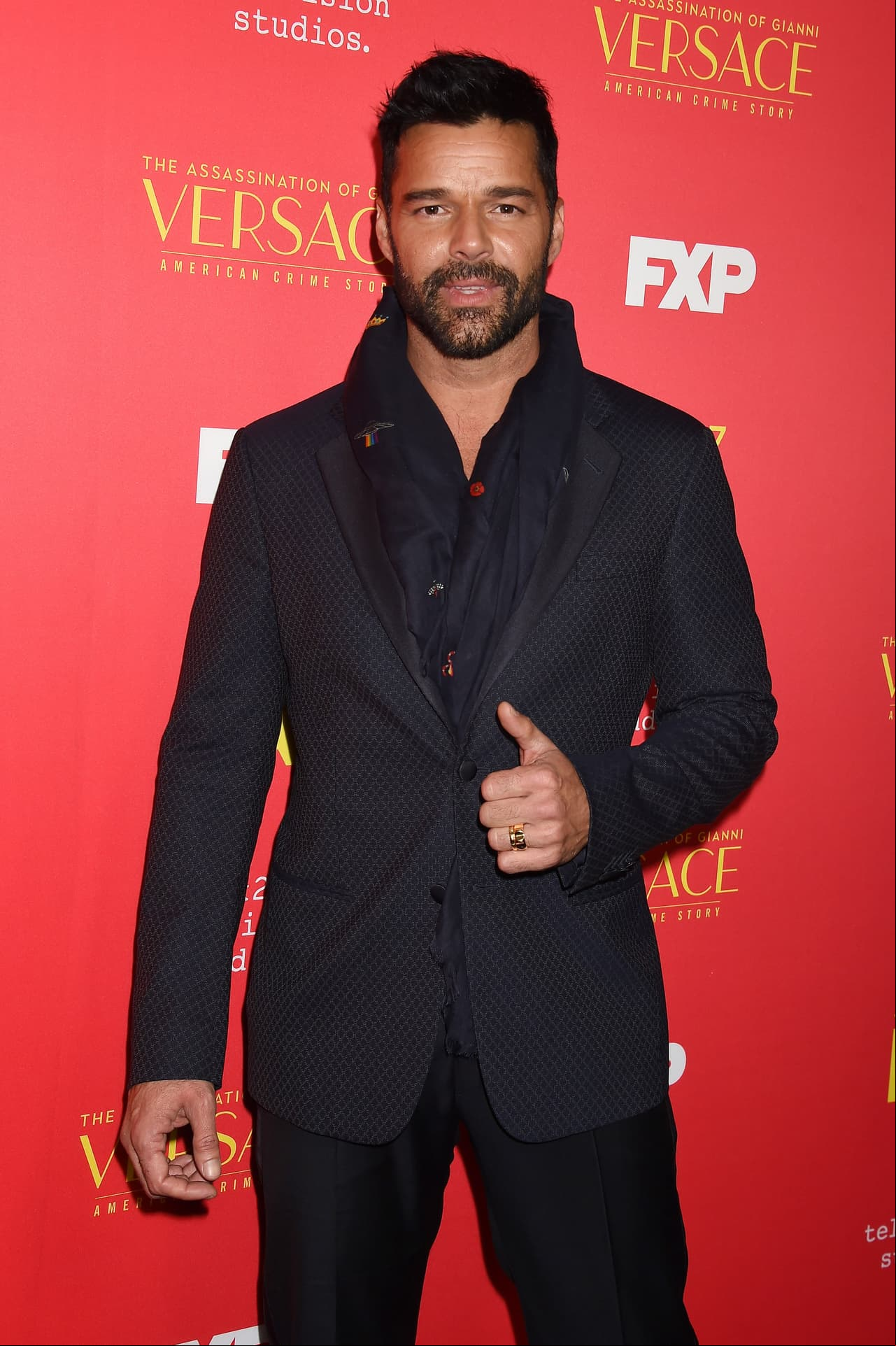 Ricky Martin en la presentación de la segunda temporada de 'American Crime Story'