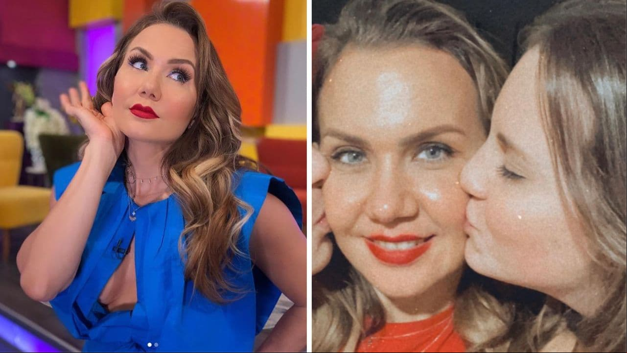 Michelle Vieth y su hija
