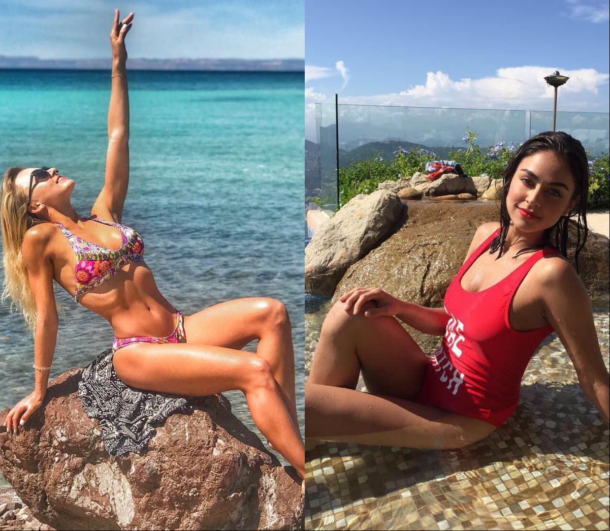 Angelique Boyer y Claudia Martín protagonizan ‘Amar a muerte’ y ahora se enfrentan en una guerra de bikinis, que nos hará sudar
