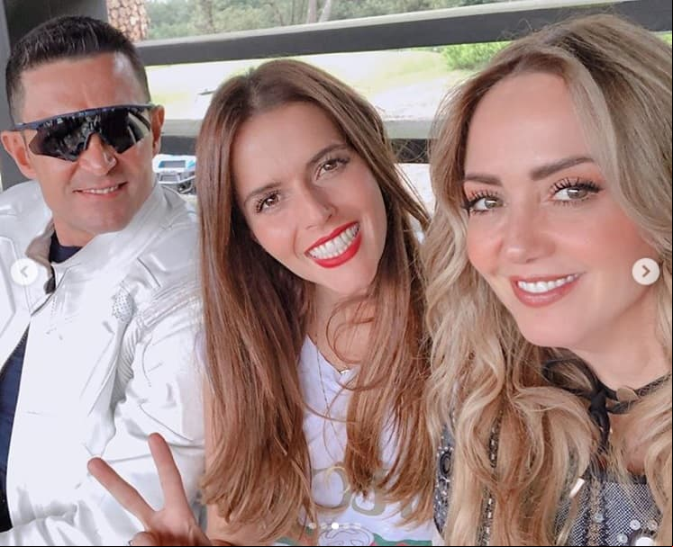 Andrea Legarreta fue la encargada de presumir al galán de telenovelas